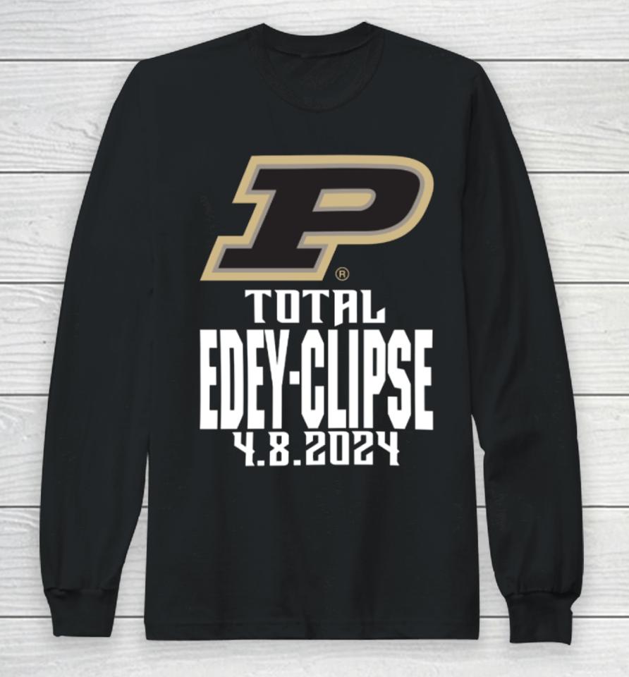 Boilerball Purdue Total Edey-Clipse 4.8 2024 Long Sleeve T-Shirt