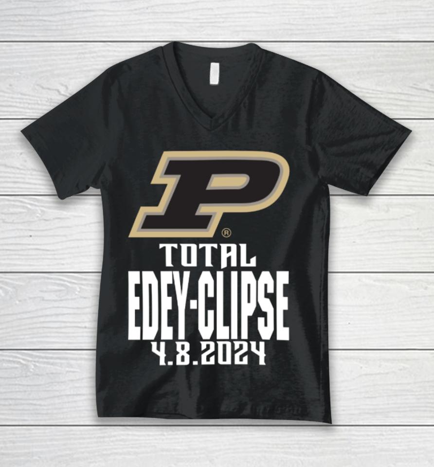 Boilerball Purdue Total Edey-Clipse 4.8 2024 Unisex V-Neck T-Shirt
