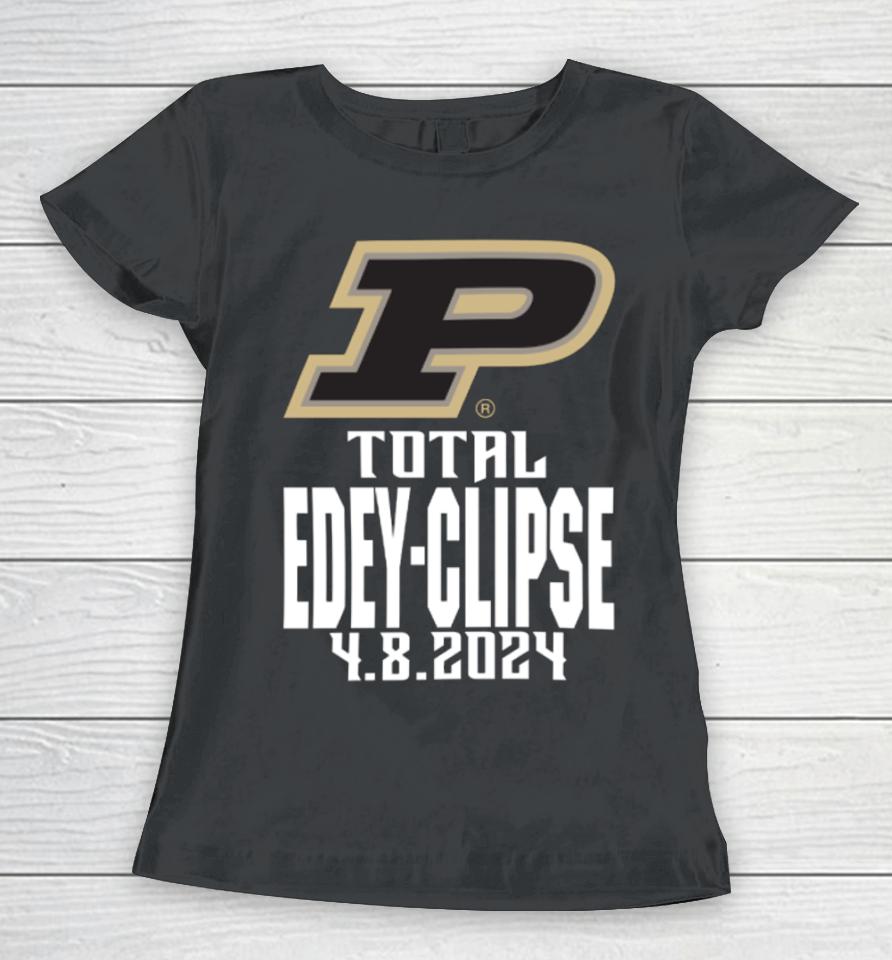 Boilerball Purdue Total Edey-Clipse 4.8 2024 Women T-Shirt