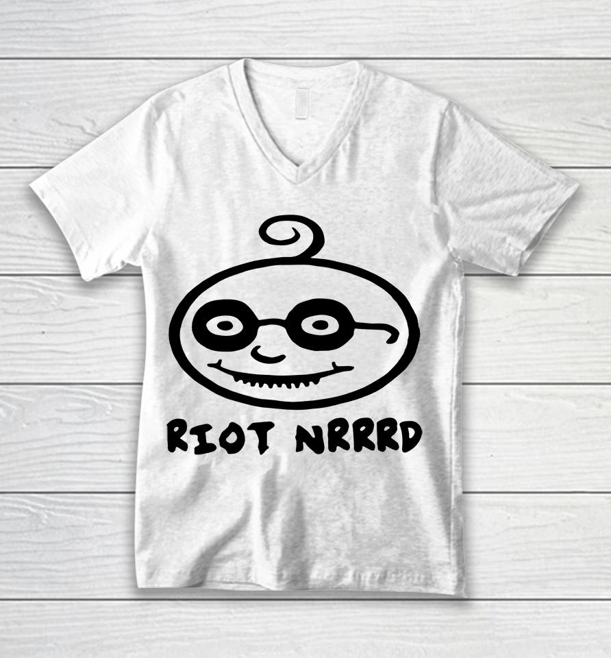 Boing Boing Riot Nrrrd Unisex V-Neck T-Shirt