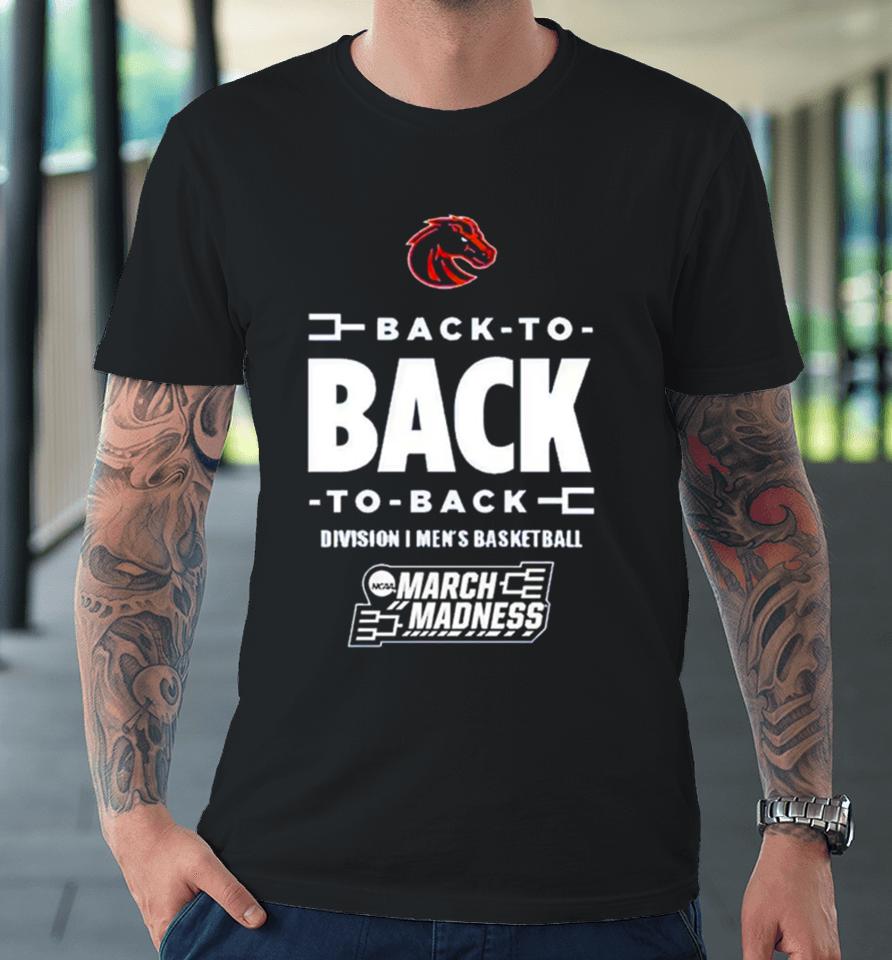 Boise State Broncos Back To Back Division I Men’s Basketball Premium T-Shirt