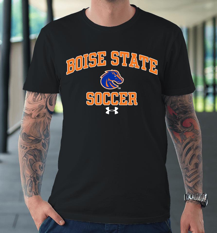 Boise State Broncos Soccer Arch Over Premium T-Shirt