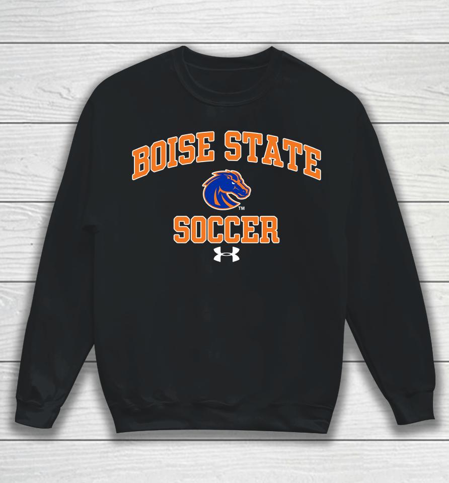 Boise State Broncos Soccer Arch Over Sweatshirt
