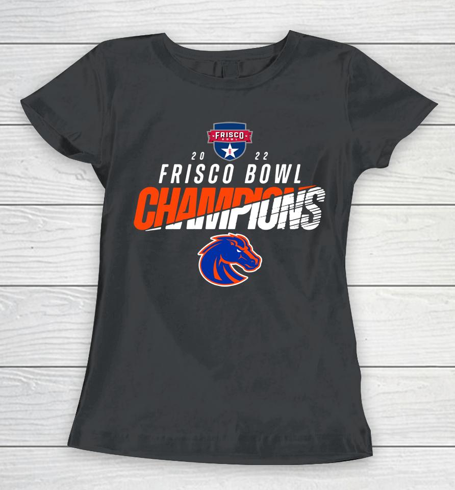 Boise State Frisco Bowl Champion Miami Beach Bowl Women T-Shirt