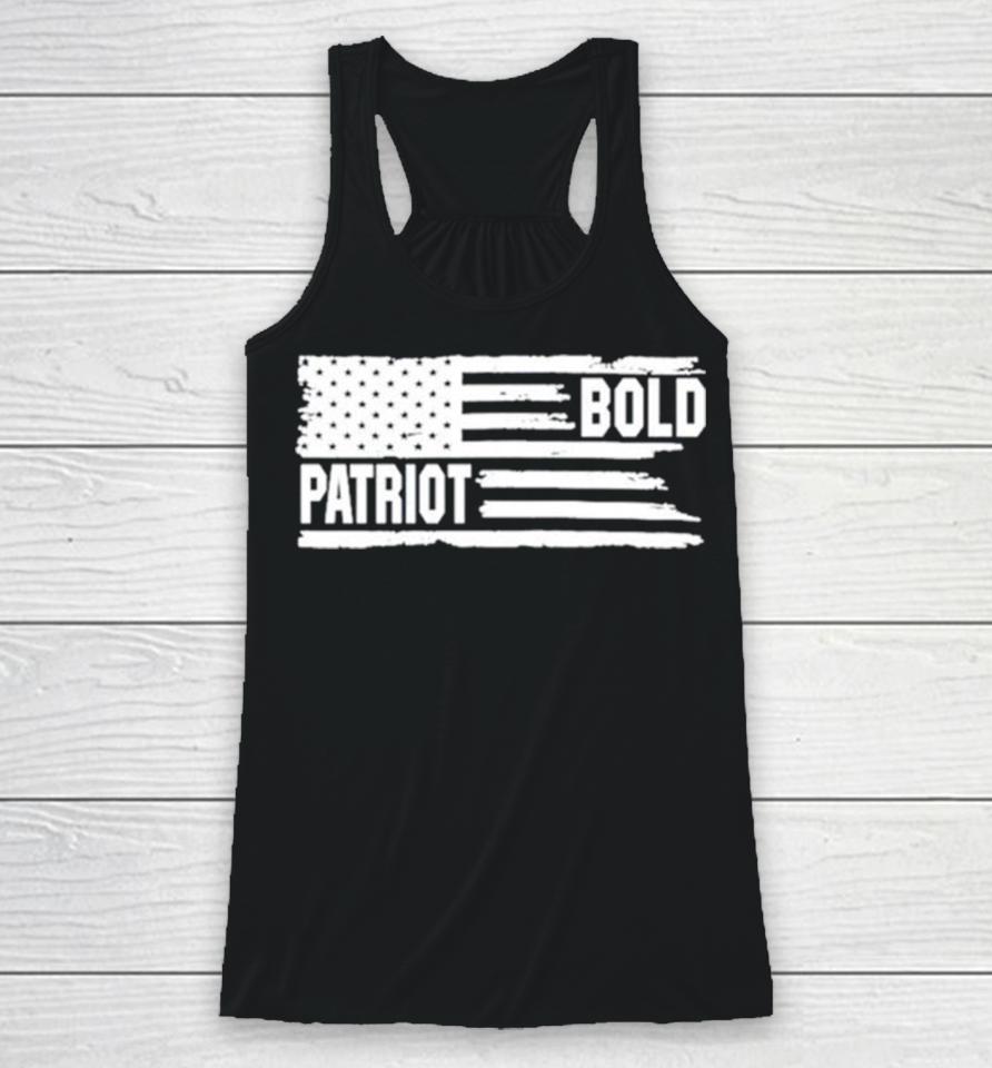 Bold Patriot American Flag Racerback Tank