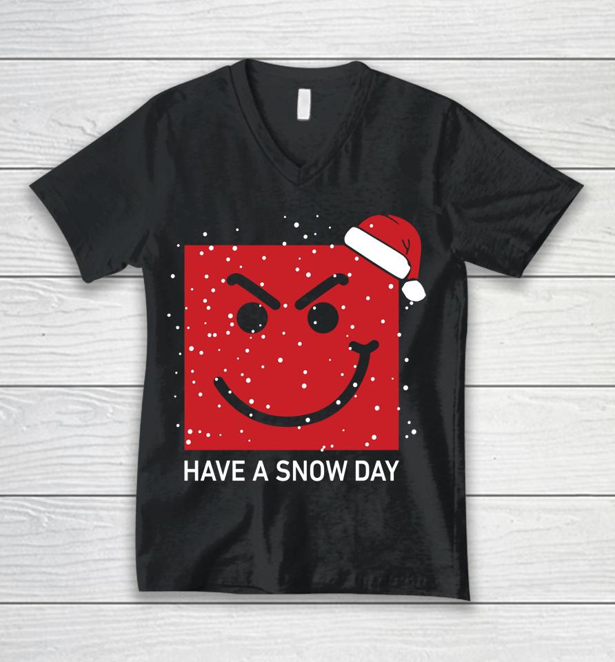 Bon Jovi Merch Have A Snow Day Unisex V-Neck T-Shirt