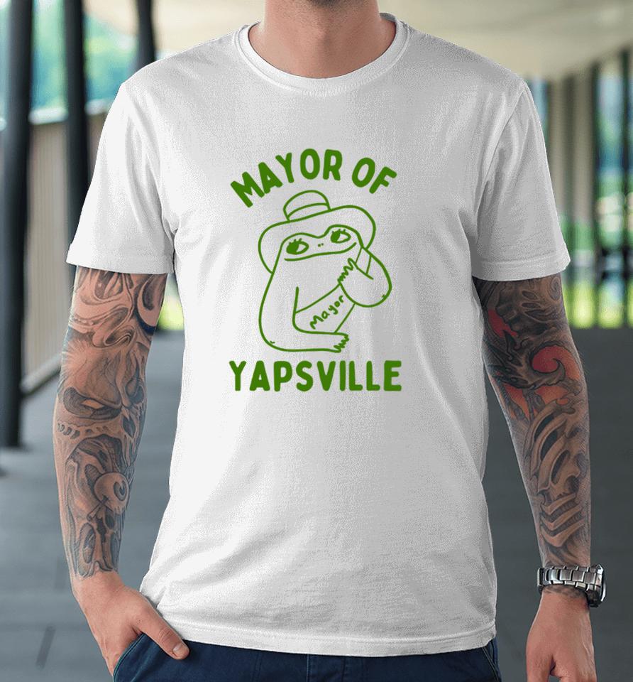 Boneyislanditems Mayor Of Yapville Premium T-Shirt