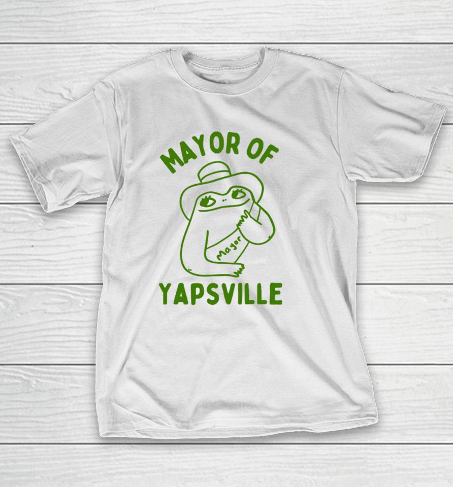 Boneyislanditems Mayor Of Yapville T-Shirt