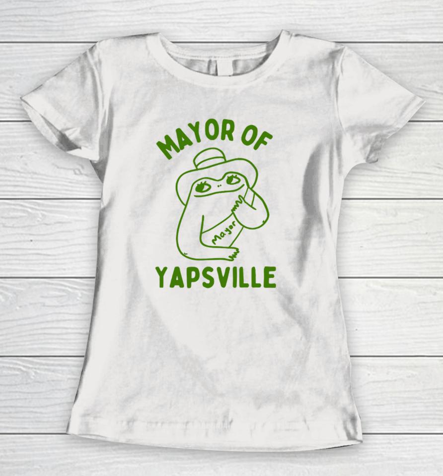 Boneyislanditems Mayor Of Yapville Women T-Shirt
