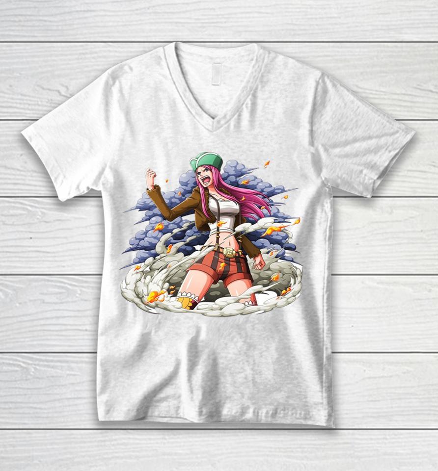 Bonney Drying Her Shirt One Piece Unisex V-Neck T-Shirt
