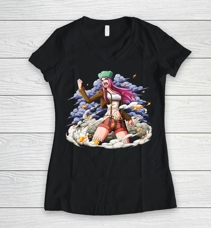 Bonney One Piece Drying Women V-Neck T-Shirt