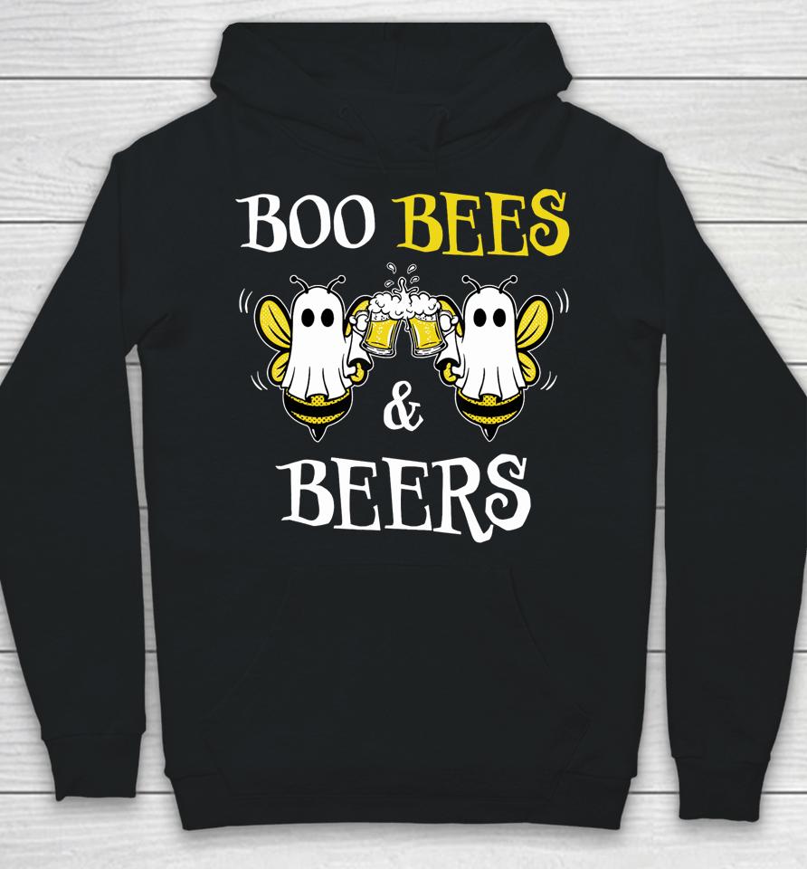 Boo Bees &Amp; Beers Couples Halloween Costume Hoodie
