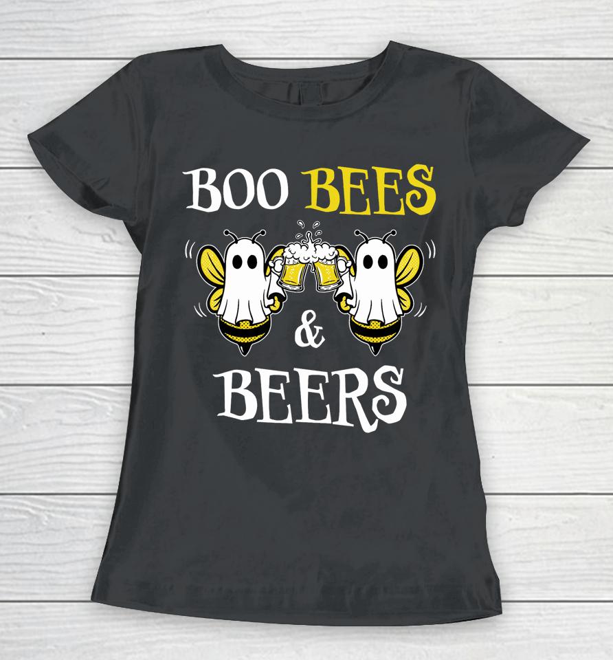 Boo Bees &Amp; Beers Couples Halloween Costume Women T-Shirt