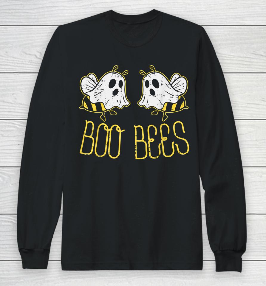 Boo Bees Funny Couples Halloween Long Sleeve T-Shirt