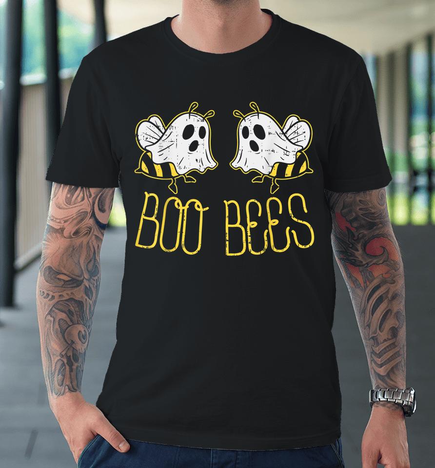 Boo Bees Funny Couples Halloween Premium T-Shirt