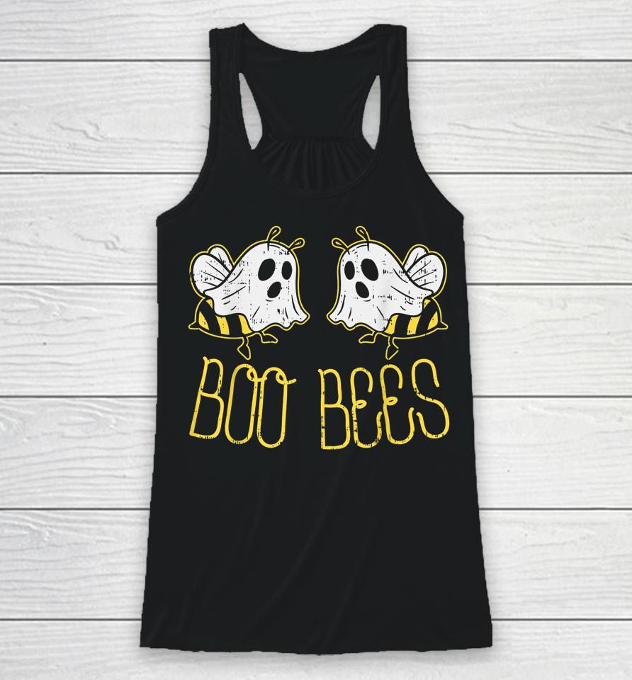 Boo Bees Funny Couples Halloween Racerback Tank