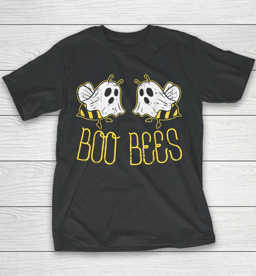 Boo Bees Funny Couples Halloween Youth T-Shirt