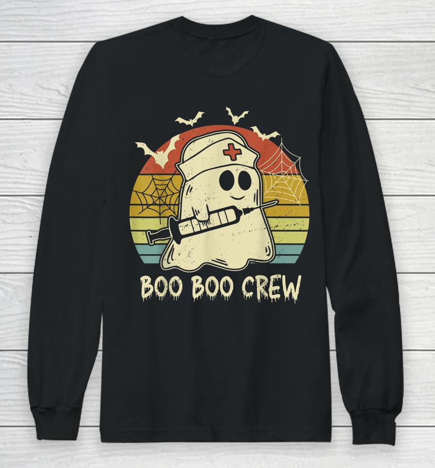 Boo Boo Crew Nurse Halloween Nurse Long Sleeve T-Shirt