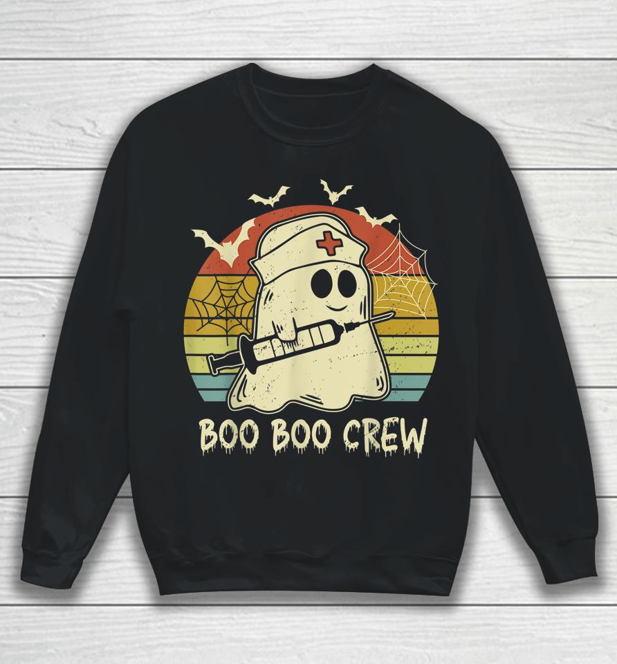 Boo Boo Crew Nurse Halloween Nurse Sweatshirt