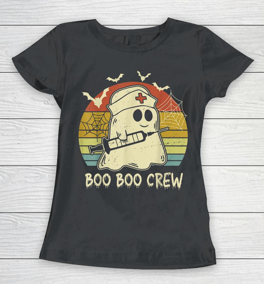 Boo Boo Crew Nurse Halloween Nurse Women T-Shirt