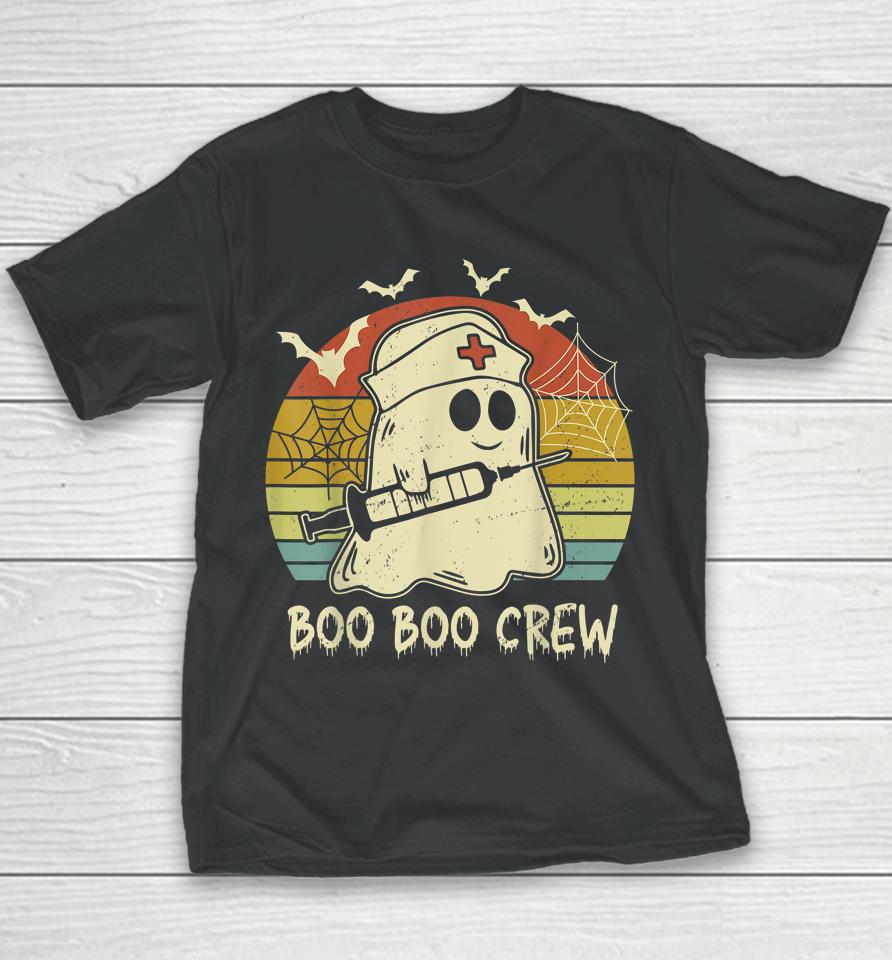 Boo Boo Crew Nurse Halloween Nurse Youth T-Shirt