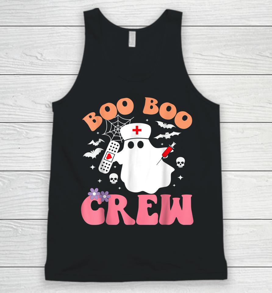 Boo Boo Crew Quote Nurse Cool Halloween Nurse Costume Unisex Tank Top