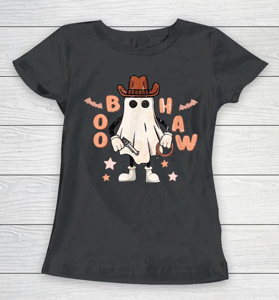 Boo Ghost Halloween Women T-Shirt