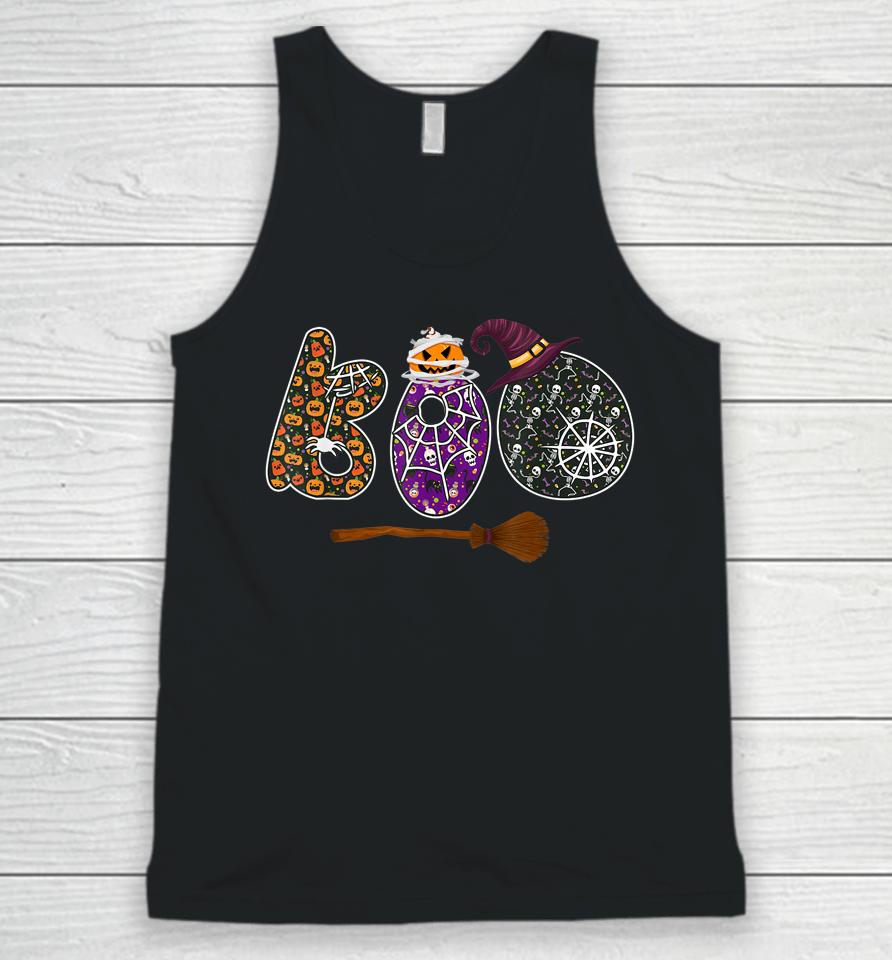 Boo Halloween Spiders Ghosts For Girls Unisex Tank Top