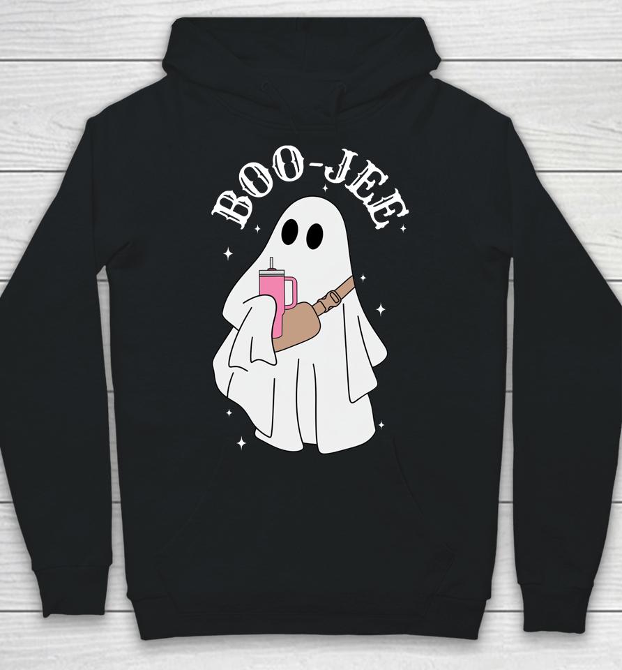 Boo-Jee Stanley Tumbler Inspired Ghost Halloween Spooky Hoodie
