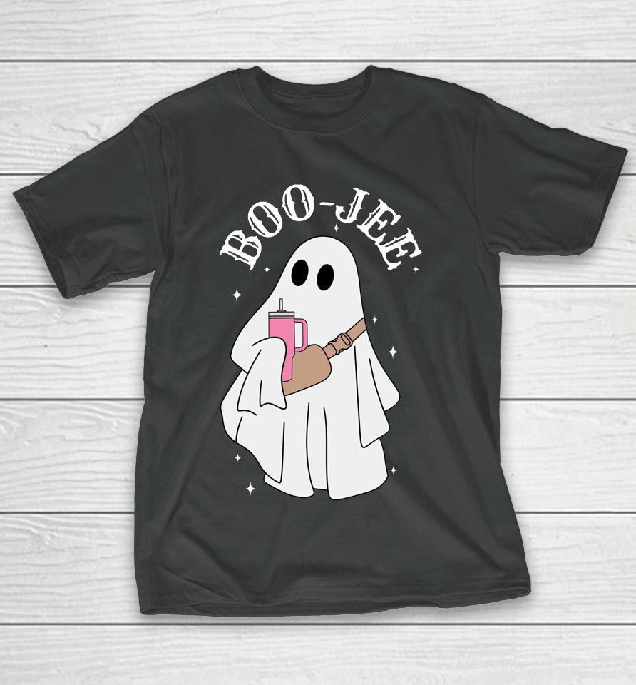 Boo-Jee Stanley Tumbler Inspired Ghost Halloween Spooky T-Shirt