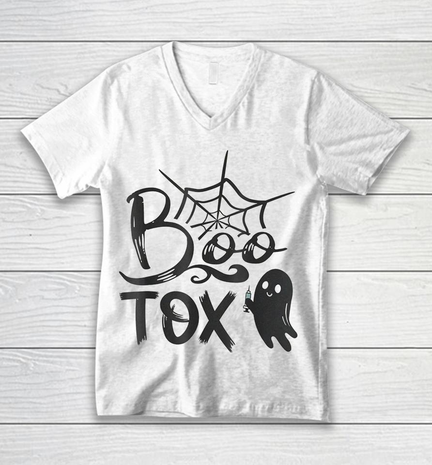 Boo-Tox Nurse Injector Halloween Filler Botox Dysport Dealer Unisex V-Neck T-Shirt