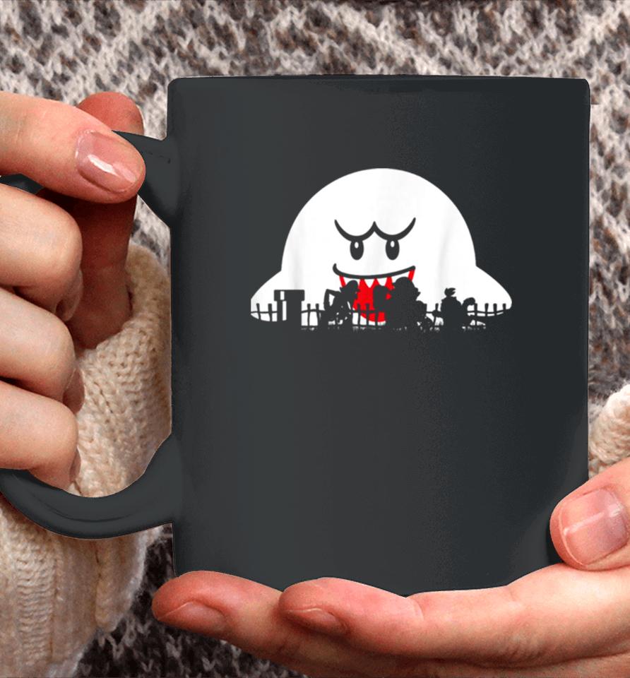 Boo Trick Or Treat Halloween Silhouette Coffee Mug