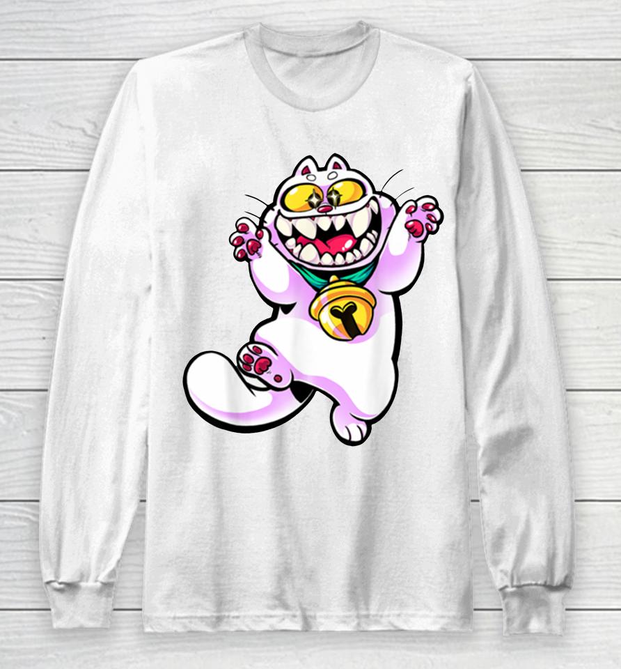 Boobun Chompy Cat Long Sleeve T-Shirt
