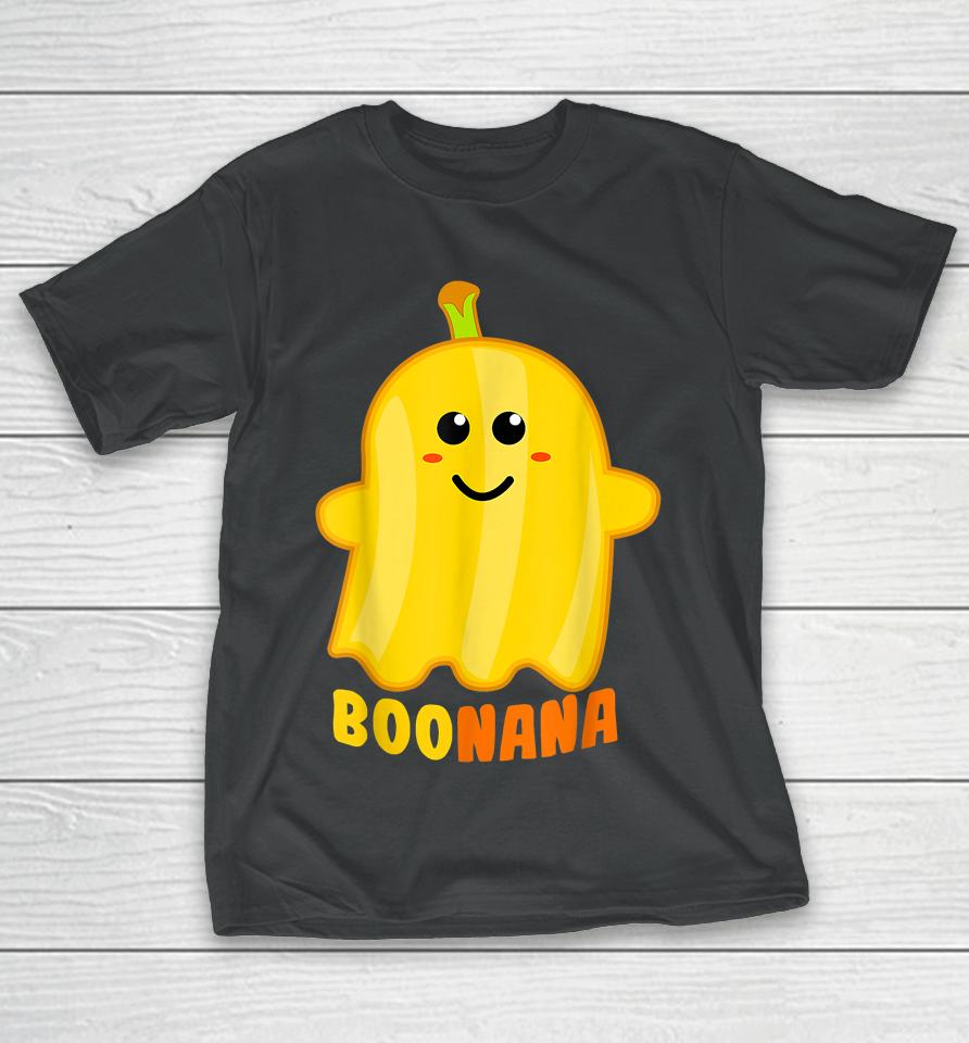 Boonana Banana Ghost Funny Scary Cute Halloween Costume T-Shirt