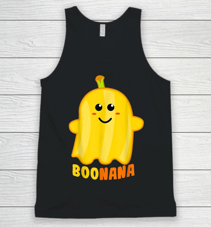 Boonana Banana Ghost Funny Scary Cute Halloween Costume Unisex Tank Top