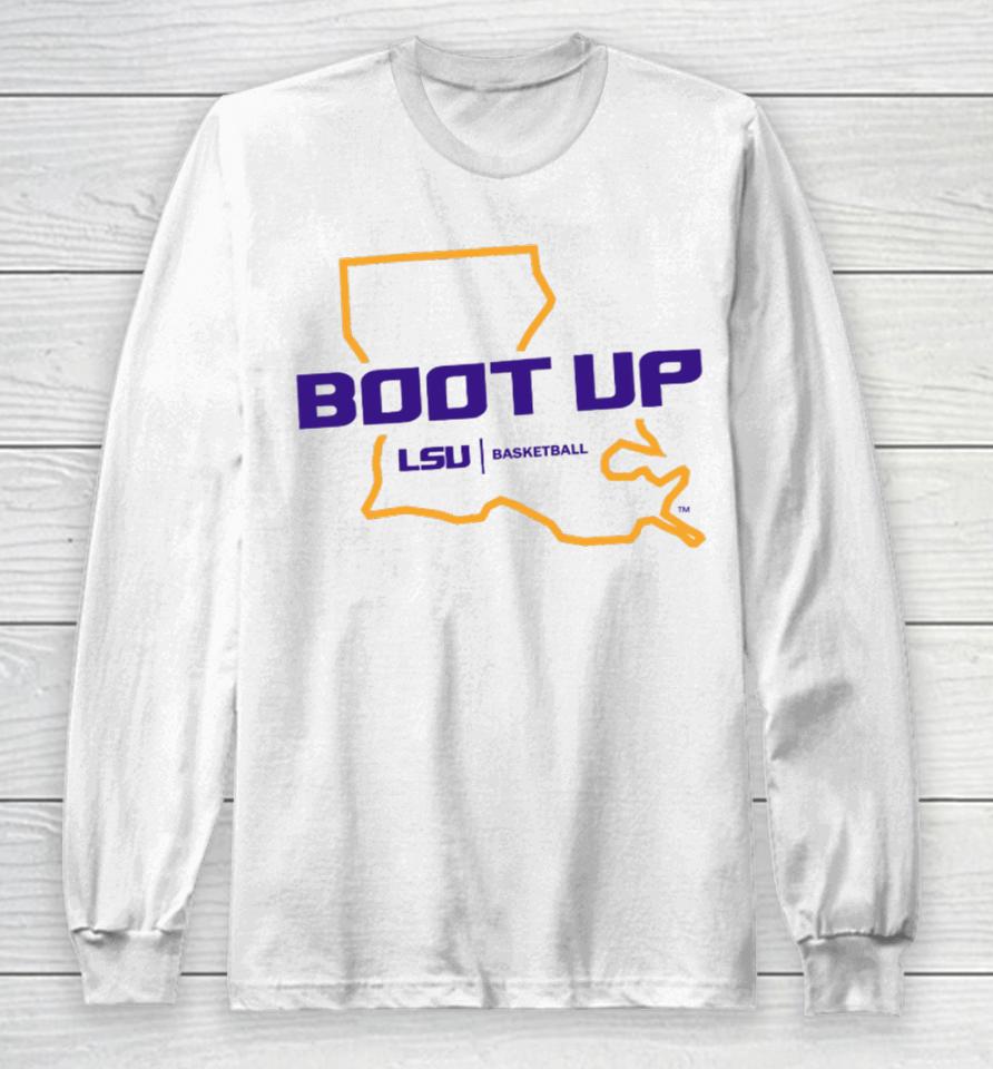 Boot Up Lsu Basketball Long Sleeve T-Shirt