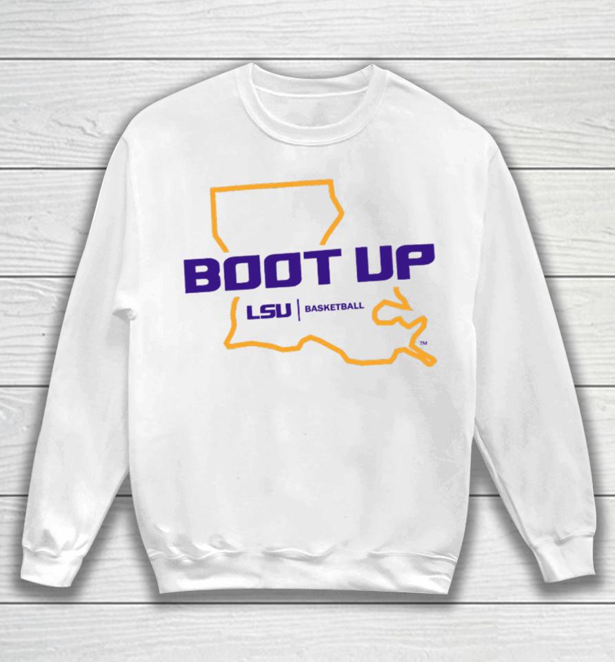 Boot Up Lsu Basketball Sweatshirt