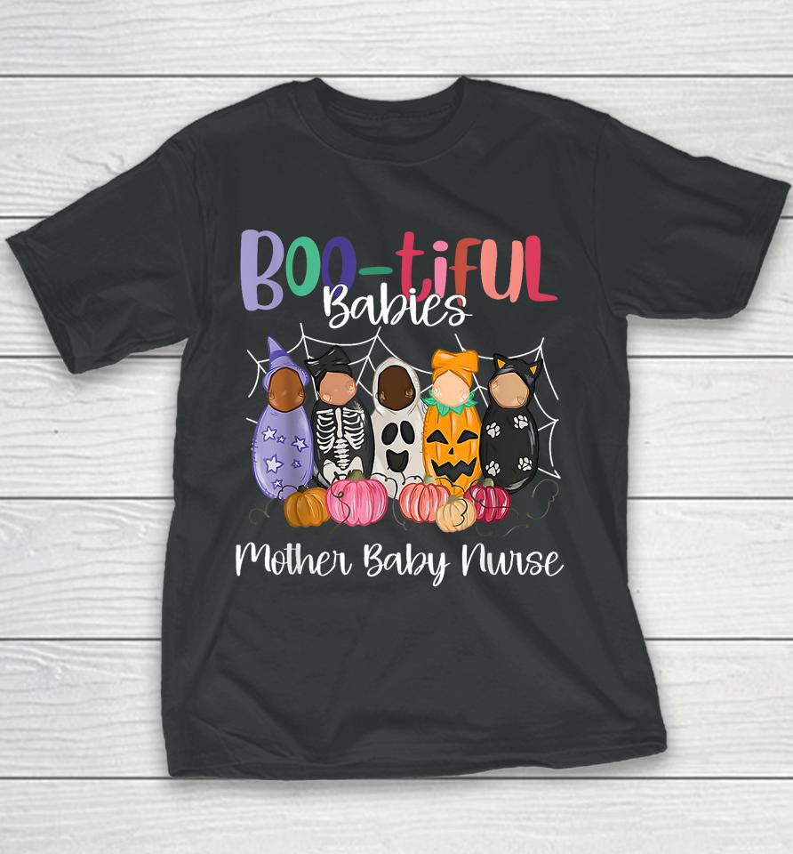 Bootiful Babies Mother Baby Nurse Funny Halloween Youth T-Shirt