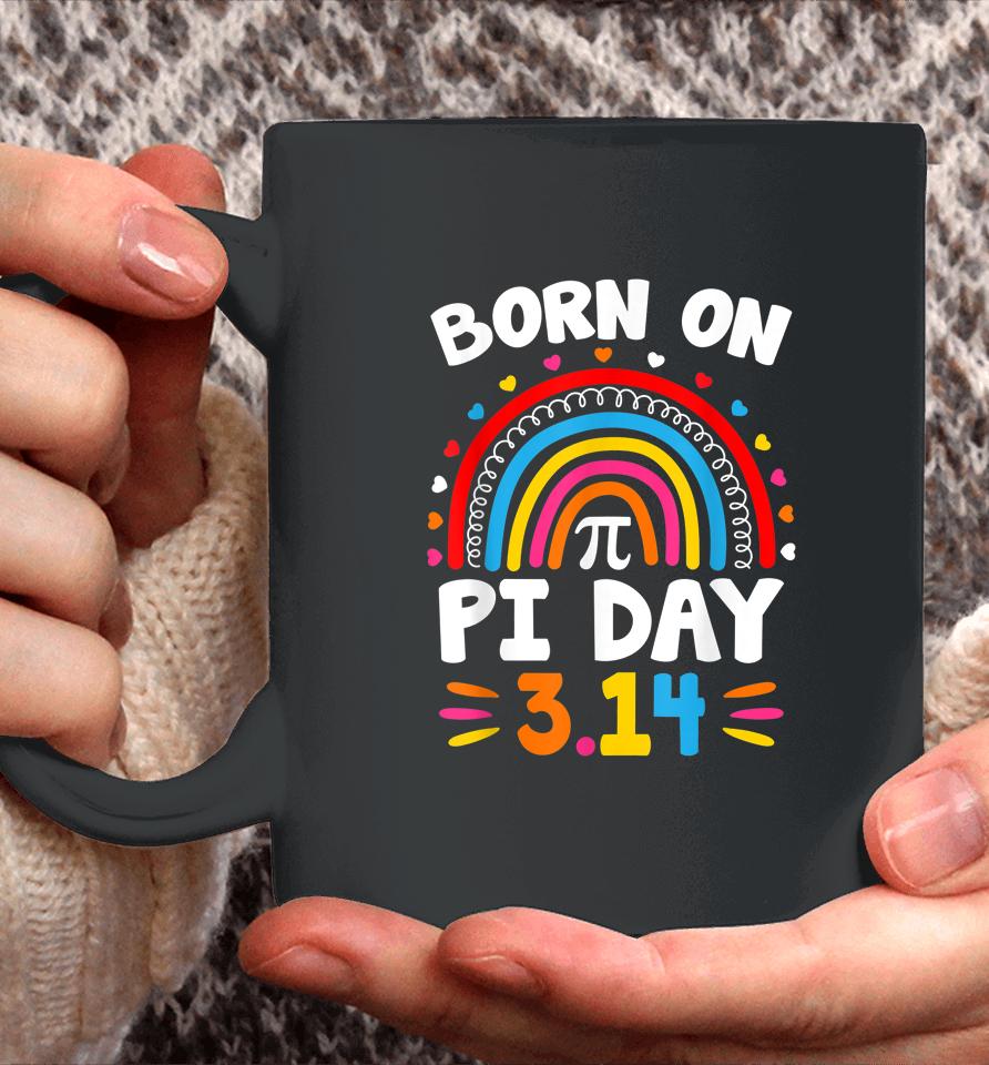 Born On Pi Day Rainbow Birthday Coffee Mug