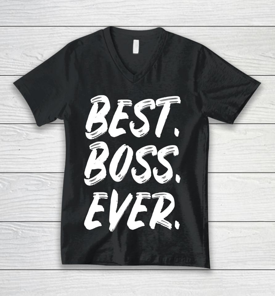 Boss Day Employee Appreciation Office Gift Unisex V-Neck T-Shirt