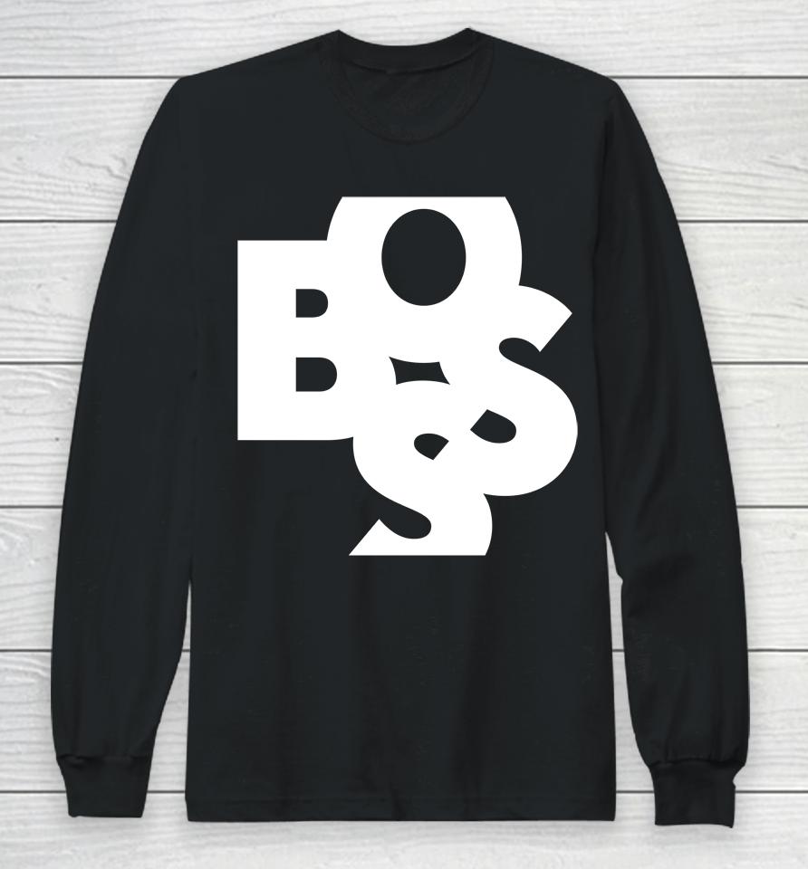 Boss Shaken Logo Long Sleeve T-Shirt