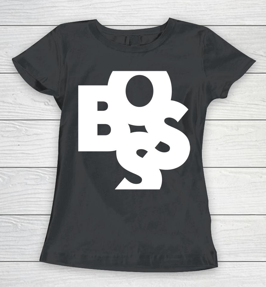 Boss Shaken Logo Women T-Shirt