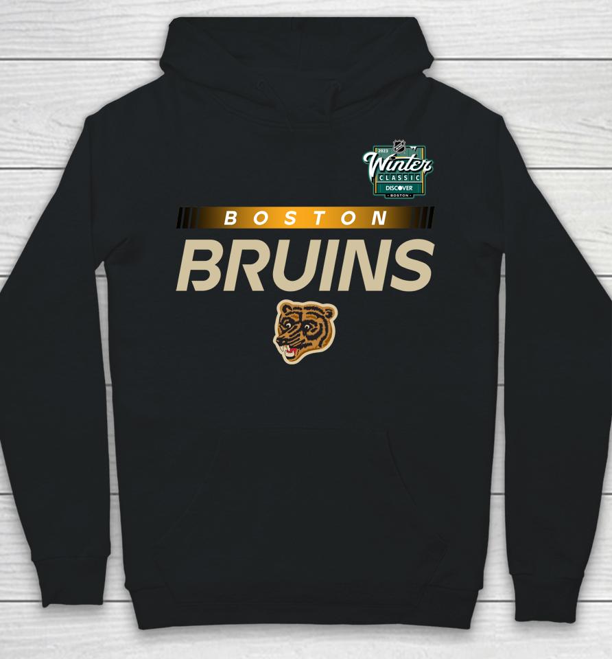 Boston Bruins 2023 Nhl Winter Classic Authentic Pro Hoodie