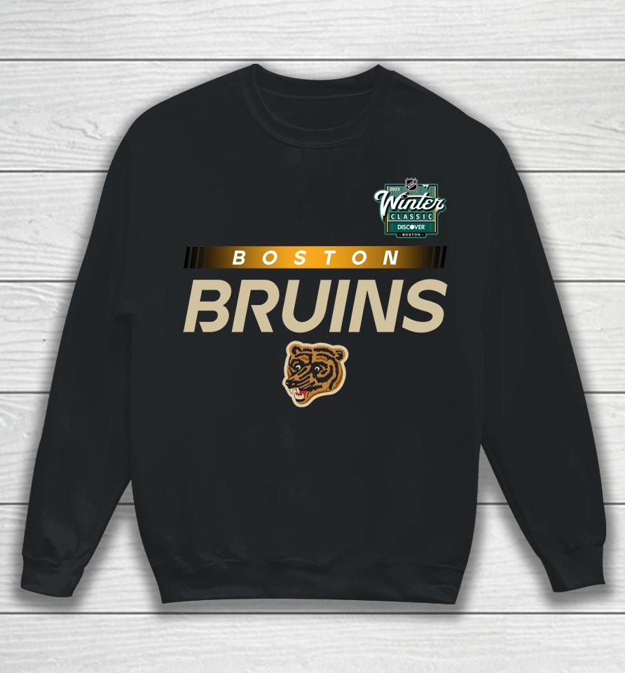 Boston Bruins 2023 Nhl Winter Classic Authentic Pro Sweatshirt