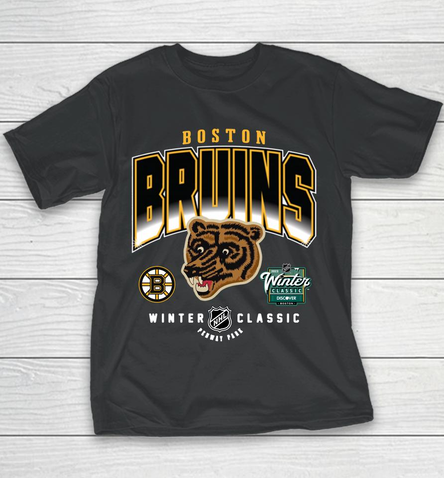 Boston Bruins 2023 Nhl Winter Classic Fenway Pack Youth T-Shirt