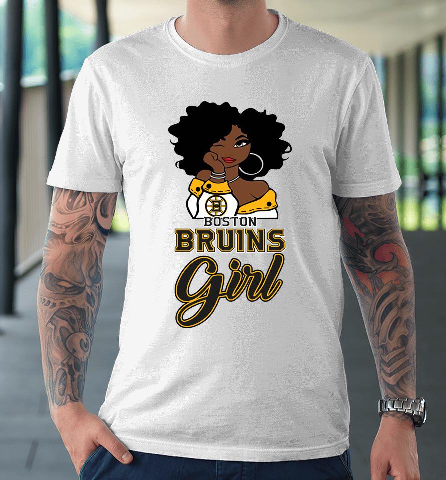 Boston Bruins Girl Nhl Premium T-Shirt