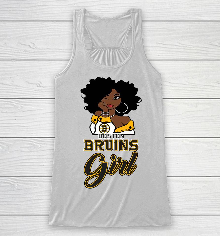 Boston Bruins Girl Nhl Racerback Tank