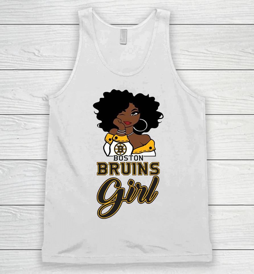 Boston Bruins Girl Nhl Unisex Tank Top