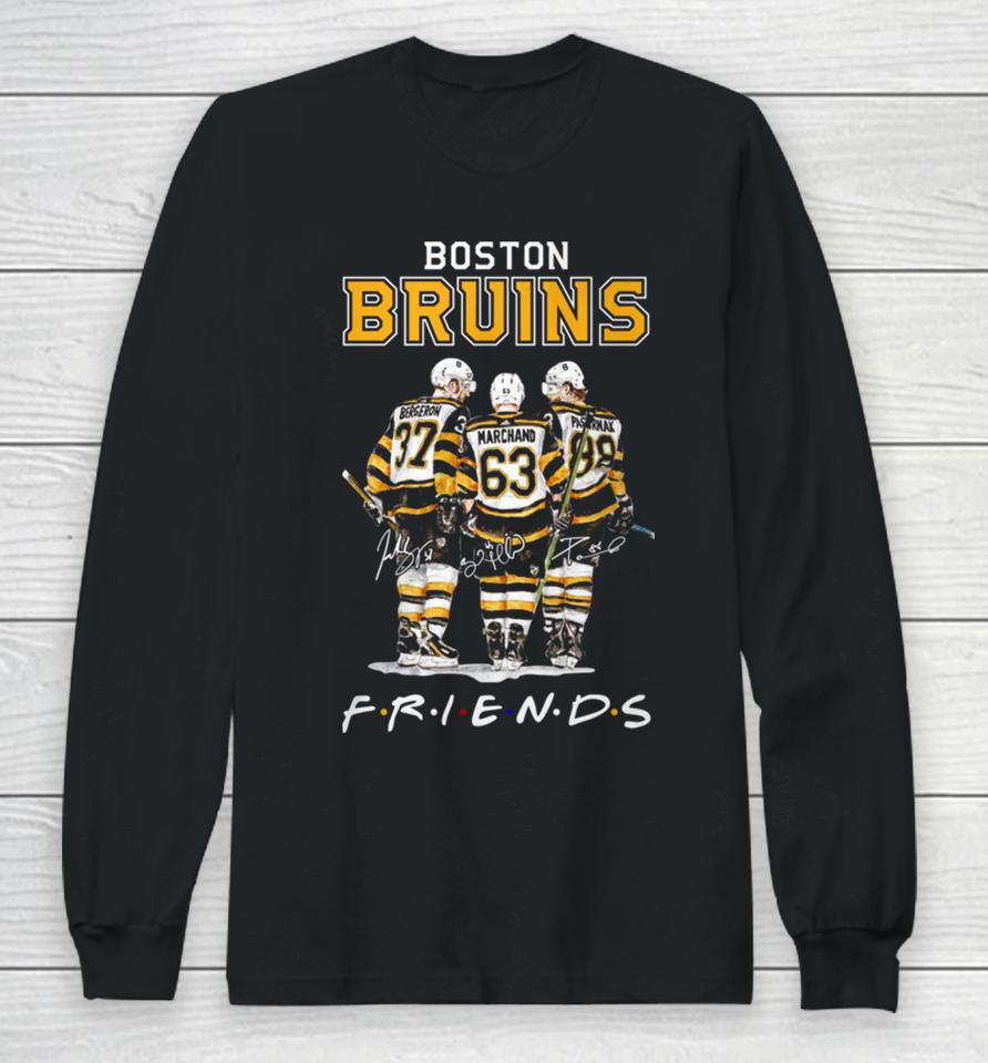 Boston Bruins Nhl Friencs Bergeron Marchand Pastrnak Long Sleeve T-Shirt