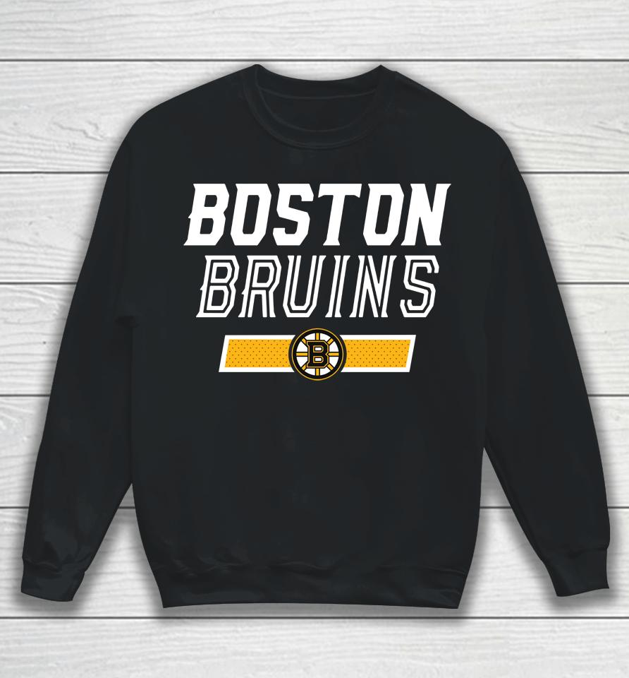Boston Bruins Nhl Levelwear Black Richmond Undisputed Sweatshirt